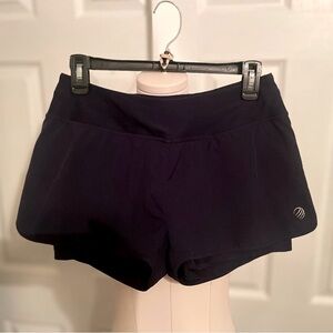 Women's Navy Blue Athletic Shorts